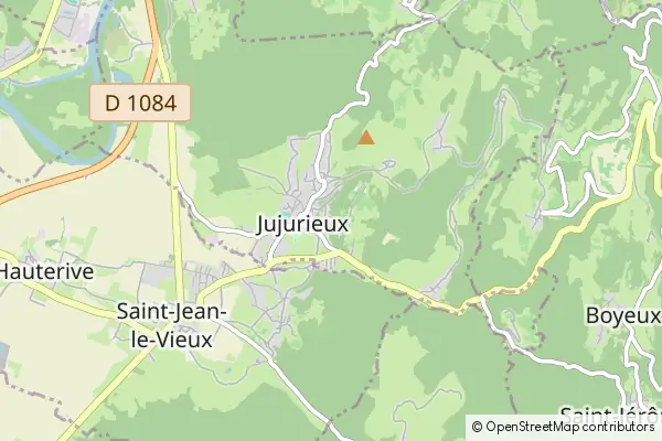 Mapa Jujurieux