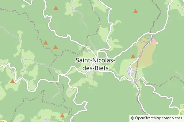 Mapa Saint-Nicolas-des-Biefs