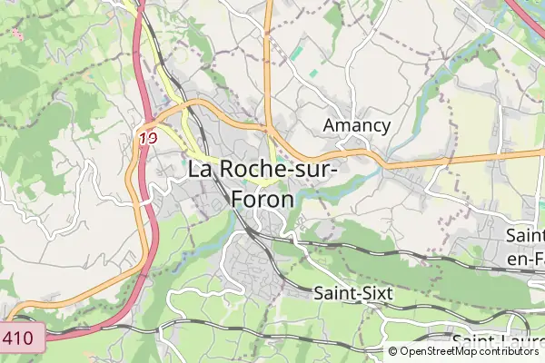 Mapa La Roche-sur-Foron