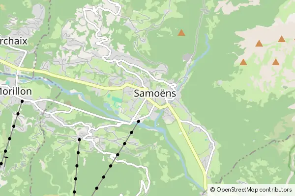 Mapa Samoëns