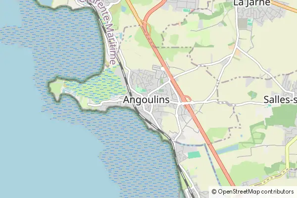 Mapa Angoulins