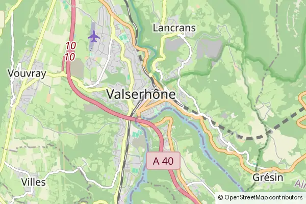 Mapa Bellegarde sur Valserine