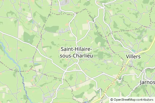 Mapa Saint-Hilaire-sous-Charlieu