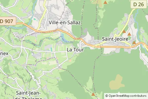 Mapa La Tour