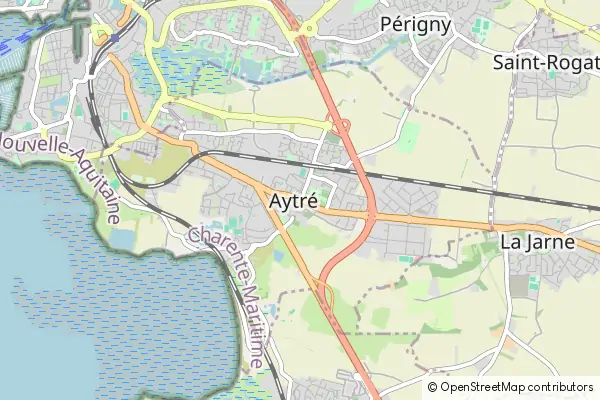 Mapa Aytré