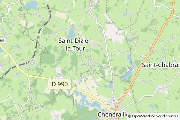 Mapa Saint-Dizier-la-Tour