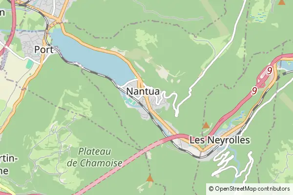 Mapa Nantua