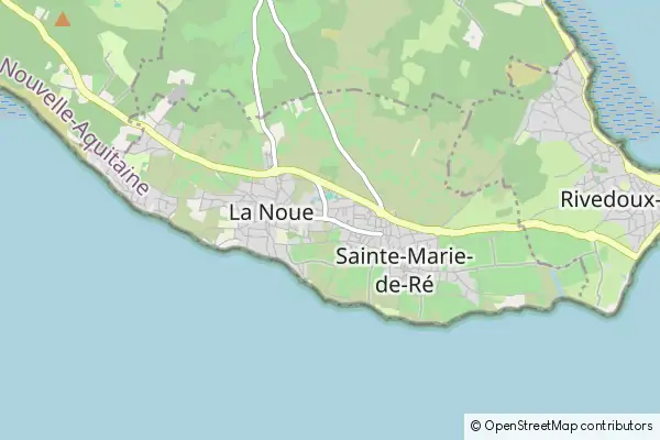 Mapa Sainte Marie de Re