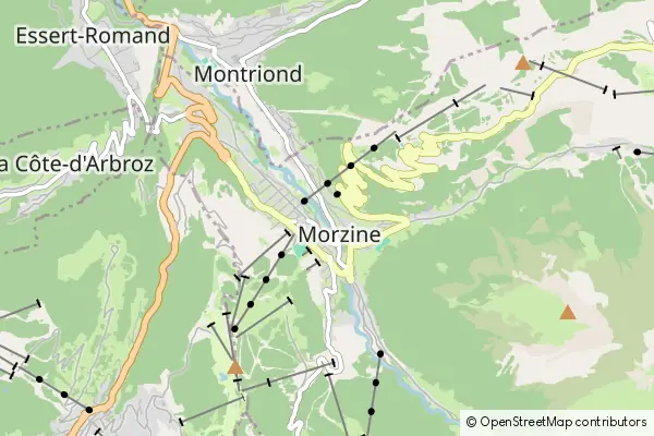 Mapa Morzine