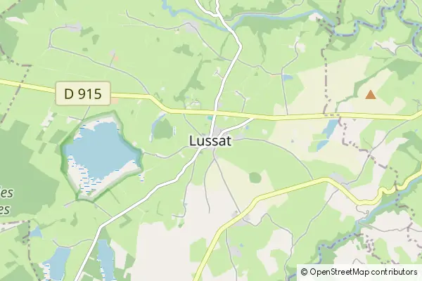 Mapa Lussat