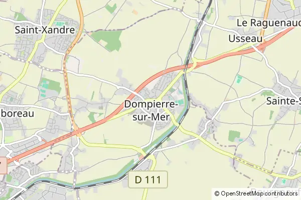 Mapa Dompierre sur Mer