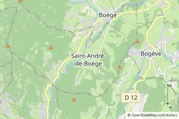 Mapa Saint-André-de-Boëge