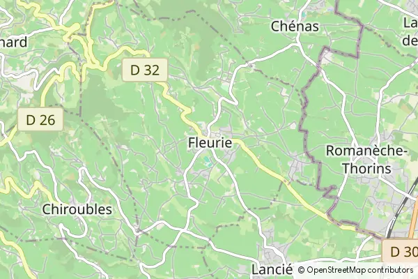 Mapa Fleurie