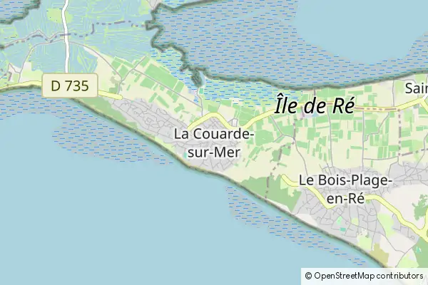 Mapa La Couarde-sur-Mer