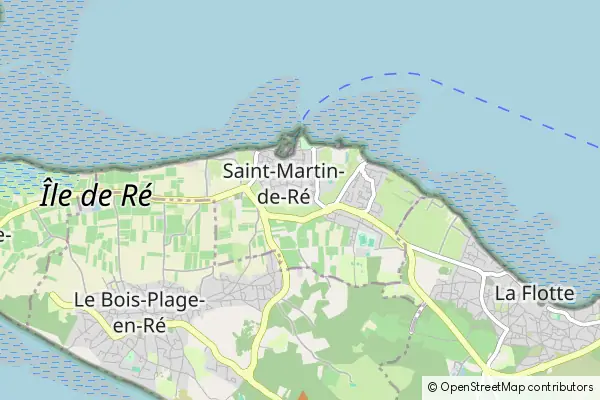 Mapa Saint Martin de Re