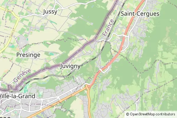 Mapa Juvigny