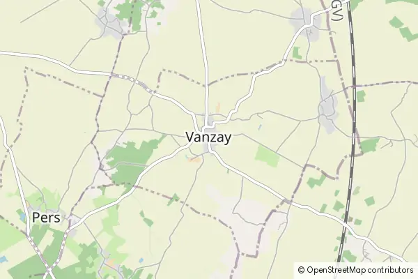 Mapa Vanzay