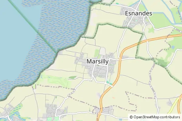 Mapa Marsilly