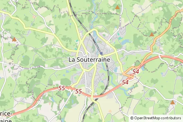 Mapa La Souterraine