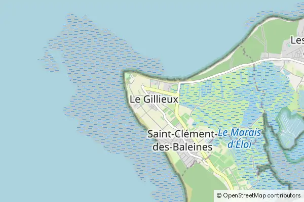 Mapa Saint Clement des Baleines