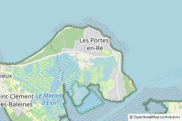 Mapa Les Portes-en-Ré