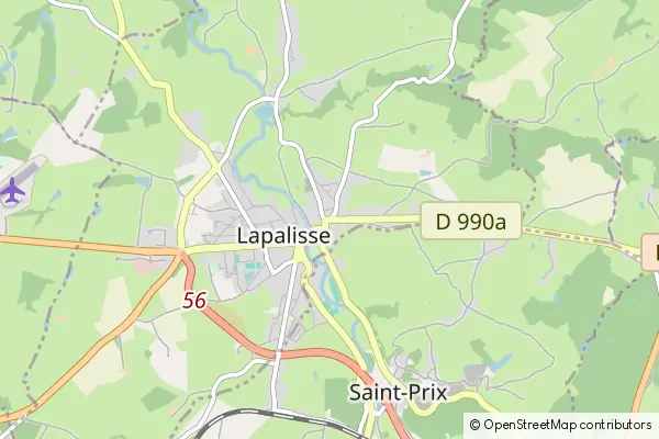 Mapa Lapalisse