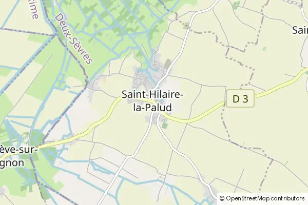 Mapa Saint-Hilaire-la-Palud