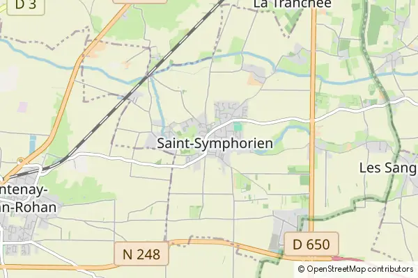 Mapa Saint-Symphorien