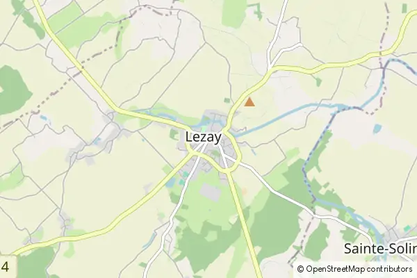 Mapa Lezay