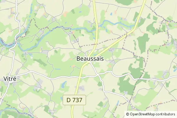 Mapa Beaussais