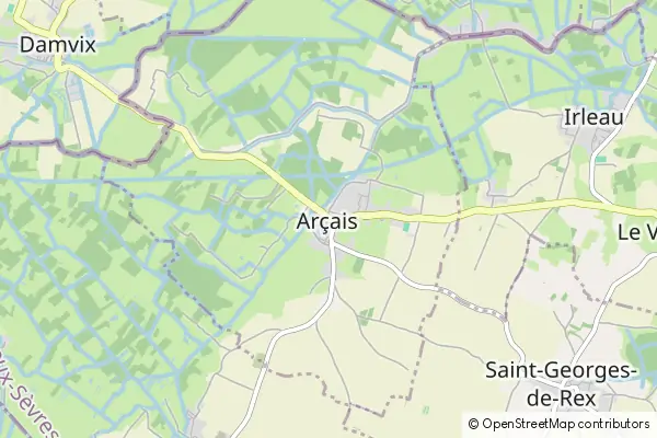 Mapa Arçais