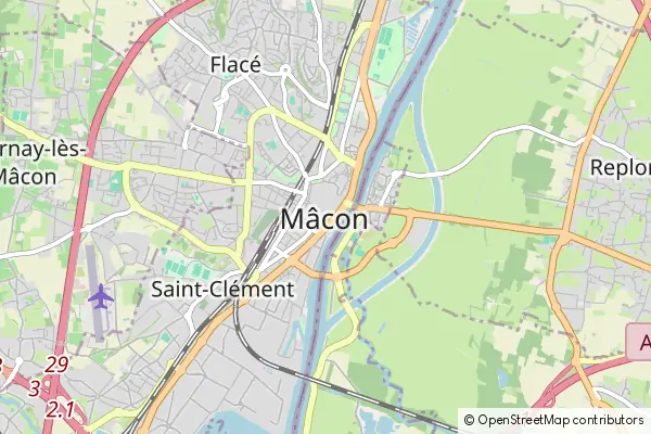 Mapa Mâcon