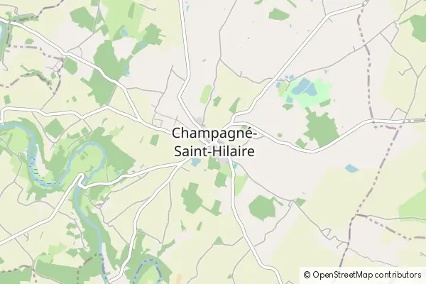 Mapa Champagné-Saint-Hilaire