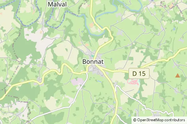 Mapa Bonnat