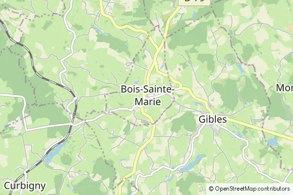 Mapa Bois-Sainte-Marie