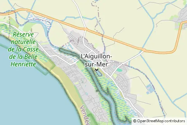 Mapa L'Aiguillon-sur-Mer