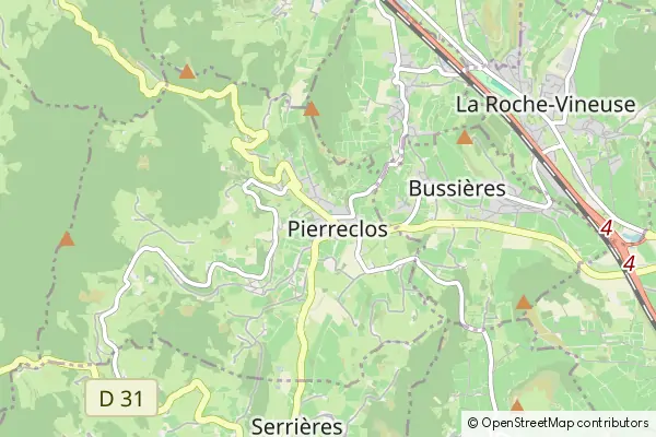 Mapa Pierreclos