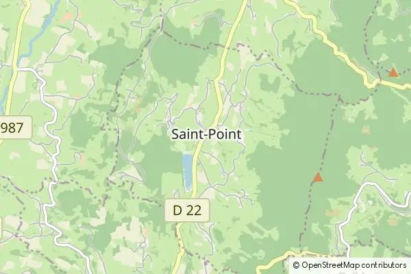 Mapa Saint-Point