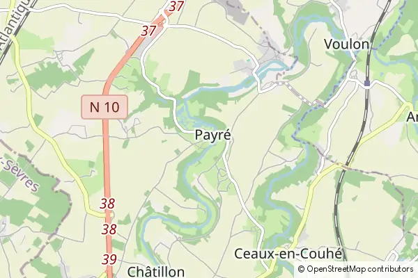 Mapa Payré