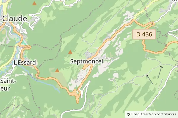 Mapa Septmoncel