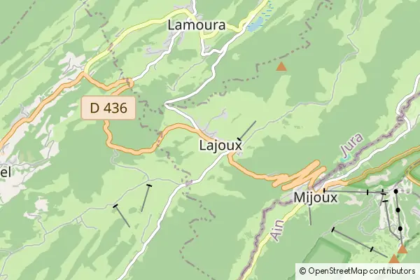 Mapa Lajoux