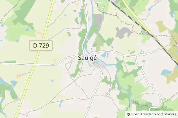 Mapa Saulgé