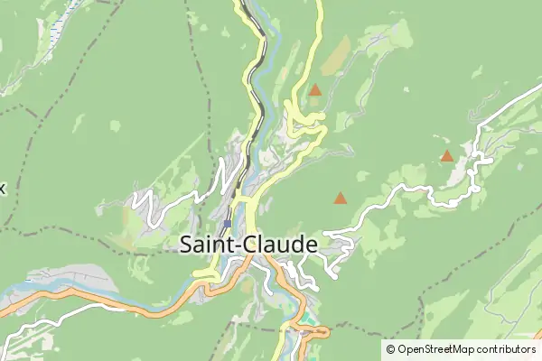 Mapa Saint-Claude