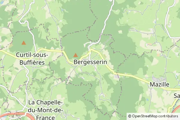 Mapa Bergesserin