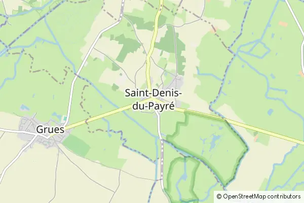 Mapa Saint-Denis-du-Payré