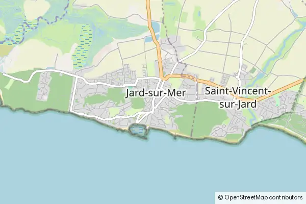 Mapa Jard-sur-Mer