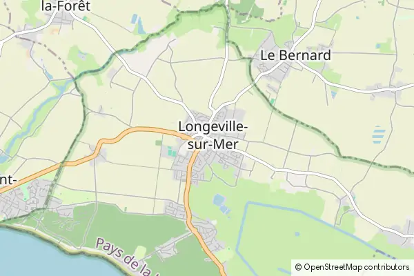 Mapa Longeville-sur-Mer