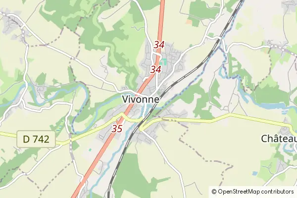 Mapa Vivonne