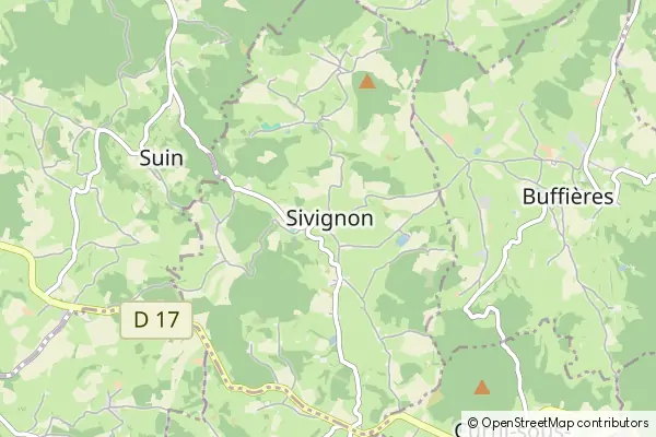 Mapa Sivignon