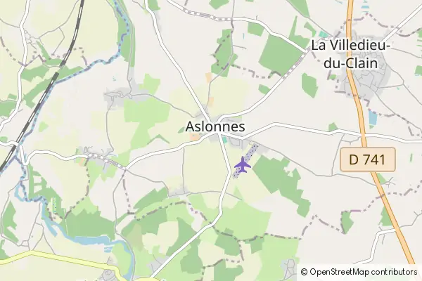 Mapa Aslonnes